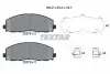 Колодки тормозные (передние) Jeep Wrangler 17-/Fiat Freemont 11- (Akebono) TEXTAR 2537801 (фото 1)