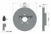Диск тормозной (передний) Mazda 6 11-19/CX-5 12-15 (297x28) PRO+ TEXTAR 92257405 (фото 2)