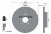 Диск тормозной (задний) Nissan X-Trail 14-(292x16) PRO TEXTAR 92278103 (фото 6)
