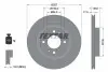 Диск тормозной (передний) Citroen C-Zero/Peugeot ION Electric 09-(257x17) PRO TEXTAR 92282503 (фото 7)