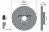 Диск тормозной (передний) Audi A4/A5/Q5 15-(318x30) PRO+ TEXTAR 92282705 (фото 8)