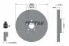 Диск тормозной (передний) Volvo S60 III/S90 II/V60 II/XC90 II 16-(345x30) PRO+ TEXTAR 92289805 (фото 1)