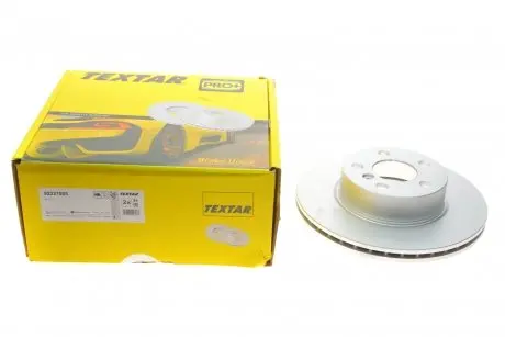 Диск тормозной (передний) BMW 3 (G20/G80/G28) 19-(294x22) PRO+ B47/B48 TEXTAR 92327005