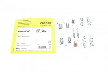 Комплект пружинок колодок ручника MB C-сlass 07-/CLK 02-10/E-class 09-/S-class 05-/Vito 14- TEXTAR 97038300