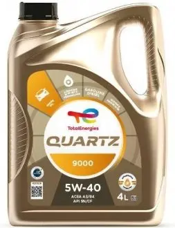 Масло моторне Quartz 9000 5W40 (4л.) TOTAL 148597