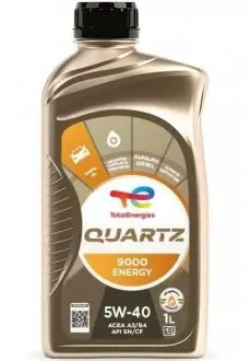 Масло моторне Quartz 9000 ENERGY 5W40 (1л.) TOTAL 166245