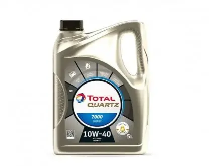 Масло моторне Quartz 7000 ENERGY 10W40 (5л.) TOTAL 201537