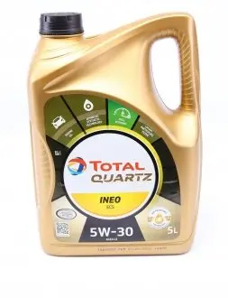Масло 5W30 Quartz INEO ECS (5L) (B712290) TOTAL 213683