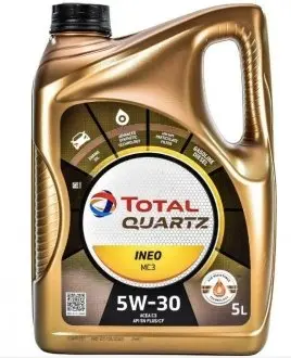 Масло 5W30 Quartz INEO MC3 Dexos2 (5L) 157103 TOTAL 213698