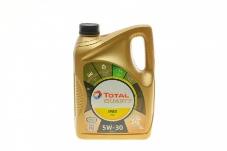Моторное масло 5W30 Quartz INEO ECS (5L) (B712290) TOTAL 216634