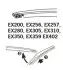 Щітка склоочисника каркасна задня 300мм ExactFit Rear Hyundai I-20, Mazda 5,6, Ssangyong Kyron (EX305B) Trico EX305 (фото 4)