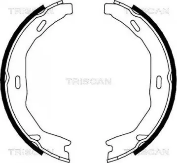 Комплект тормозных колодок, Стояночный тормоз TRISCAN 810023029