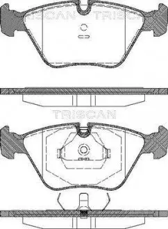 Тормозные колодки передние TRISCAN 811010001