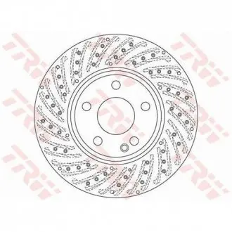 Диск гальмівний MERCEDES A(W176)/ B(W246) "F D=295mm "12>> TRW DF6262S
