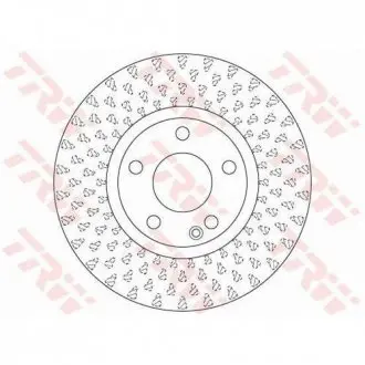 Диск гальмівний (1 шт.) MERCEDES A(W176)/ B(W246) "F D=295mm "12>> TRW DF6501