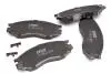 Комплект тормозных колодок передних, MITSUBISHI DELICA / SPACE GEAR, L 300 III, L200, L400 2.0-2.8D 07.94-12.07 TRW GDB1286 (фото 1)