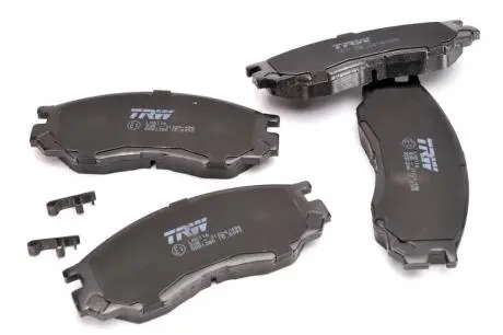 Комплект тормозных колодок передних, MITSUBISHI DELICA / SPACE GEAR, L 300 III, L200, L400 2.0-2.8D 07.94-12.07 TRW GDB1286