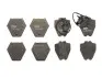 Колодки Гальмівні (передні) Audi A4 97-01/A6 97-05/VW Passat B5 00-05/Phaeton 02-08 (+датчики) TRW GDB1381 (фото 1)