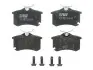 Комплект задних тормозных колодок AUDI A3, VW GOLF III, POLO VI (1.2-2.0, 07.93-) TRW GDB1578 (фото 1)