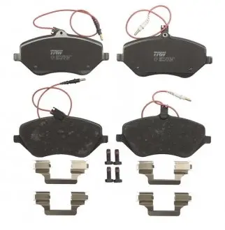 Тормозные колодки Передние Peugeot 407/607 04- (162,3x79,1x18,4) TRW GDB1595