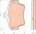 Гальмівні колодки дискові PORSCHE 911/Boxster (986)/Cayman &quot;R &quot;97-&quot;13 TRW GDB1758 (фото 1)