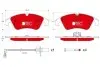 Колодки Тормозные (передние) Audi A4/A5/Q5 07-(с датчиком) TRW GDB1768DTE (фото 1)