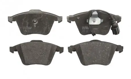 Комплект передніх гальмівних колодок, AUDI A3, TT; SEAT LEON; VW GOLF VI, SCIROCCO III 1.6ALK-3.2 07.03-11.17 TRW GDB1809
