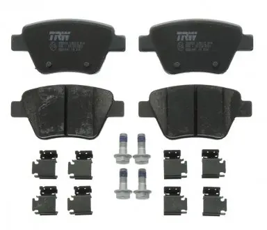 Задние Тормозные колодки VW Caddy, Jetta (10-), Golf (09-13) TRW GDB1841