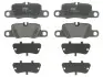 Комплект тормозных колодок задние, PORSCHE 911, 911 TARGA, CAYENNE, PANAMERA 2.9-4.8 07.09- TRW GDB1849 (фото 1)