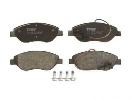 Гальмівні колодки дискові ALFA ROMEO/FIAT/LANCIA Mito/Bravo/Dedra "F "08>> TRW GDB1855
