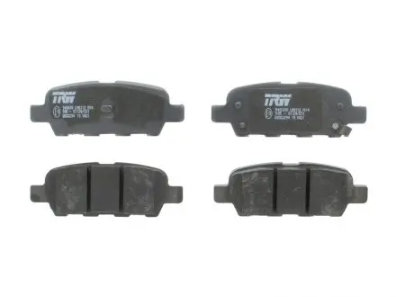 Гальмівні колодки зад. Qashqai/X-Trail 07- (38x105,5x14,3) TRW GDB3294