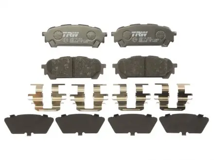 Комплект задніх гальмівних колодок SUBARU FORESTER, IMPREZA (1.6/2.0/2.5, 12.00-06.09) TRW GDB3395