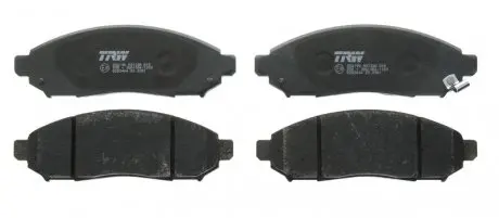 Тормозные колодки передние Nissan Navara 2,5dCi 05- TRW GDB3404
