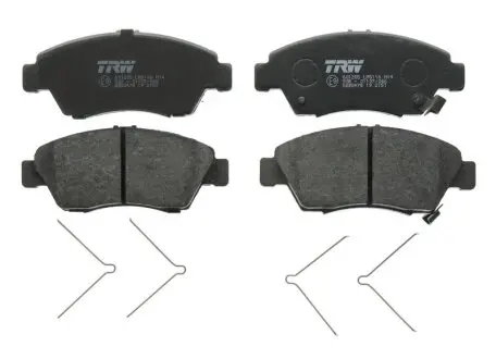 Колодки Тормозные (передние) Honda Civic V/VI/VII 91-05/CRX III 92-98/Jazz 08-14 TRW GDB3478