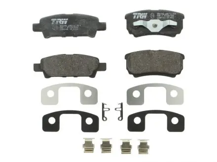 Комплект задних тормозных колодок CHRYSLER 200, SEBRING; DODGE AVENGER, JEEP COMPASS(1.8-3.6ALK, 06.06-) TRW GDB4143 (фото 1)