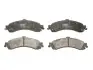 Комплект тормозных колодок задний, CADILLAC ESCALADE; 4.3-8.1 10.98- TRW GDB4454 (фото 1)