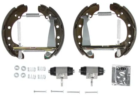 Комплект барабанного гальма AUDI 80 B3, 90 B3; TRW GSK1512