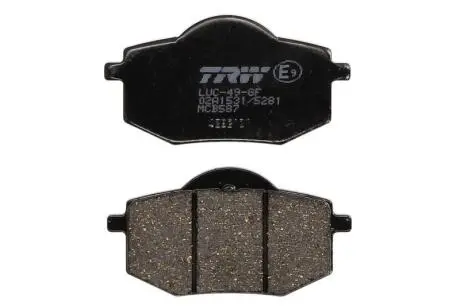 Колодки тормозные дорожные/скутеры/offroad organic YAMAHA XV 535 1988-1994 TRW MCB587
