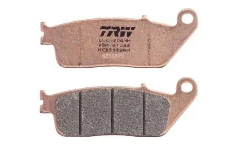 Тормозные колодки HONDA CB, CB-1, CBF, CBR, CBX, FMX, FORZA, GL, JADE, NC, NSS, NT, PC, RS, ST, VF, VFR, VT 125-1670 1987-2022 TRW MCB598SRM
