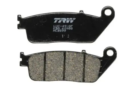 Тормозные колодки ROCKET, VL, VS, VT; HONDA CB, CBR, FJS, FMX, GL, NV, VFR 125-1500 1988-2010 TRW MCB599