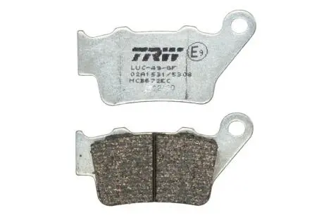 Колодки гальмові DIRT TRACK, ENDURO, MX, QUAD, SUPERMOT, SUPERMOTARD; BMW C, F, G, R 50-1000 1992-2020 TRW MCB672EC
