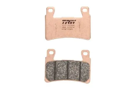 Тормозные колодки шоссейный агломерат HONDA CB, CBR, VTR 400-1300 1998-2016 TRW MCB703SV