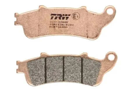 Колодки тормозные скутеры sinter APRILIA LEONARDO; BENELLI 125; BETA EIKON; HONDA CB, CBR, FE, FJS, GL, JAZZ, NT, PANTHEON, 50-1800 1985-2020 TRW MCB704SRM
