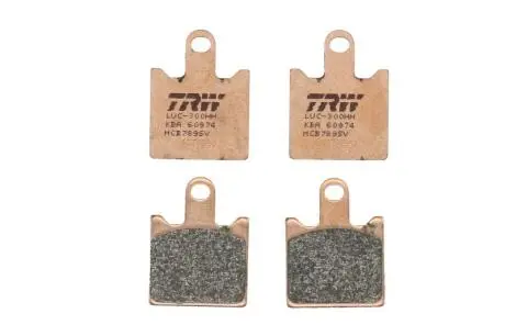 Гальмівні колодки шосейний агломерат KAWASAKI GTR, Z, ZG, ZX-14R, ZX-6R, ZZR 600-1400 2002-2018 TRW MCB789SRT