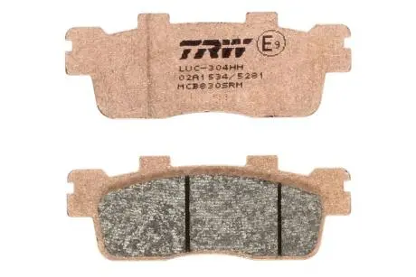 Тормозные колодки скутеры агломерат KAWASAKI J125, J300; KYMCO DOWNTOWN, PEOPLE 125-350 2009-2017 TRW MCB830SRM