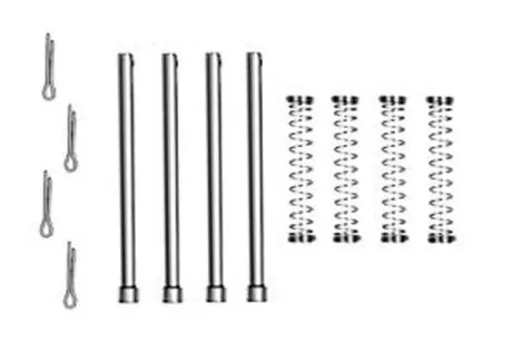 Монтажный набор тормозных колодок LAND ROVER DEFENDER 2.2D-3.9 08.90-02.16 TRW PFK316