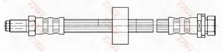 Гальмівний шланг FORD (Europe) Mondeo/Mondeo Estate/Wagon TRW PHB414