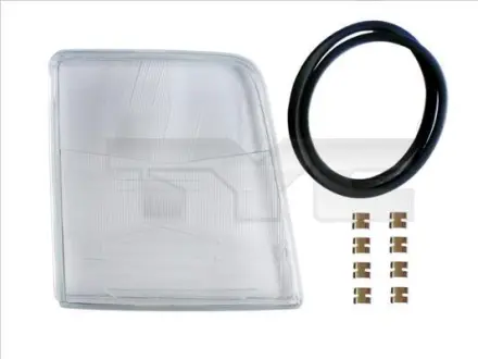 Скло фари Лів VW LT II 05.96-07.06 TYC 20-12740-LA-1