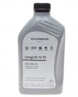 Масло 0W20 LongLife IV (1л) VW 508.00/509.00 VAG GS60577M2