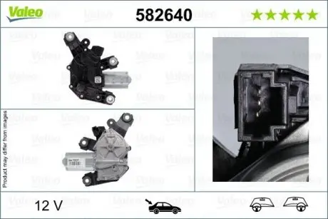 Двигун склоочисника Valeo 582640